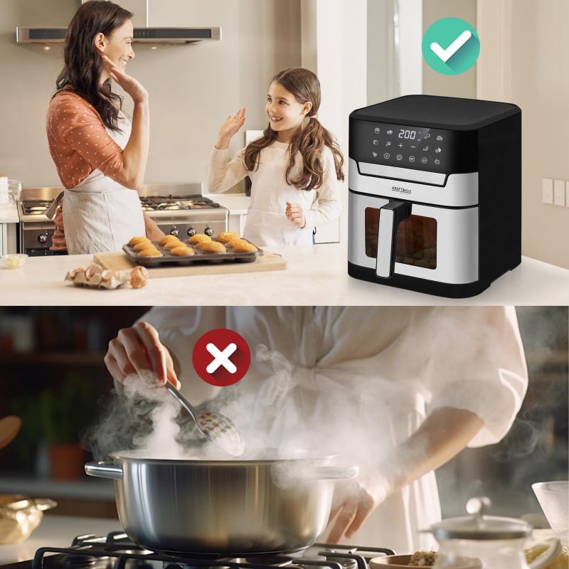 Bezolejová fritéza Airfryer 8 l, model KD4109