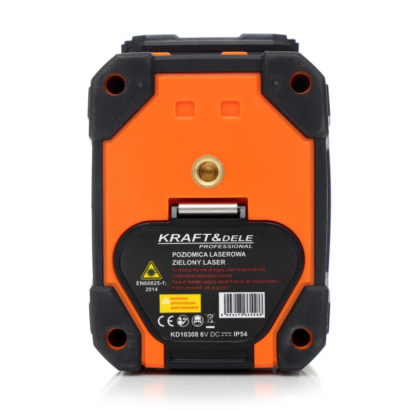 Poziomica laserowa pionowa i pozioma zielona wiązka KD10308