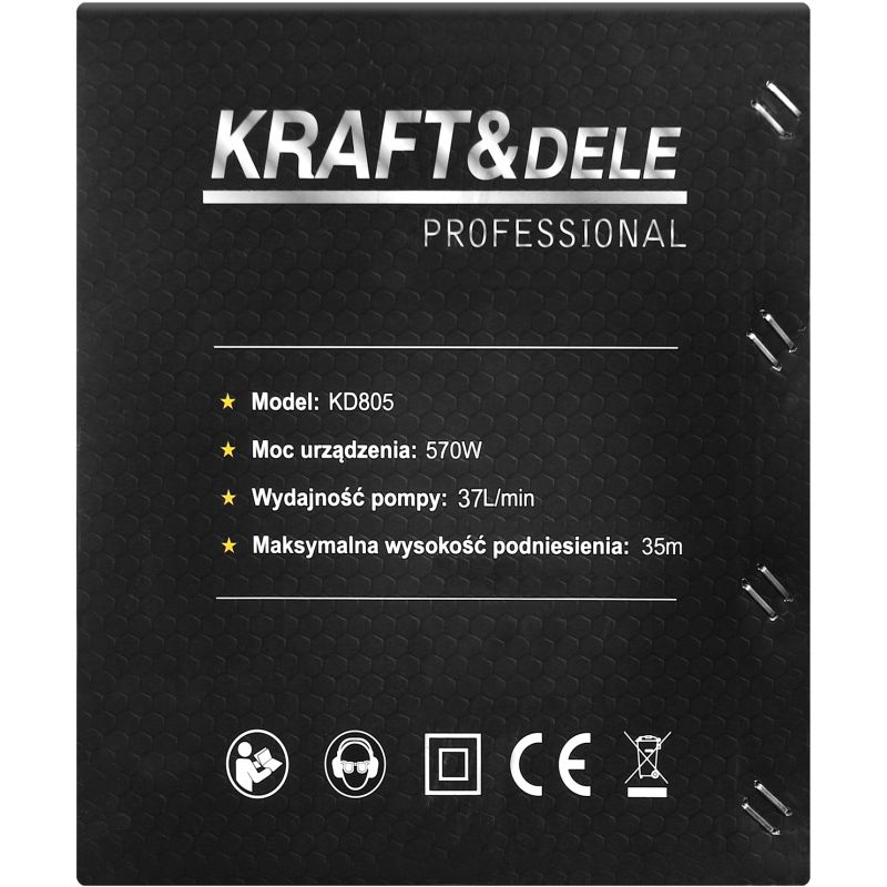 Pompa do wody 1" 570W 37L/MIN KD805