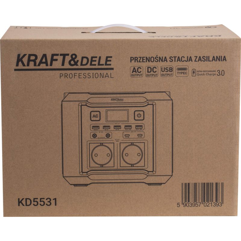 Przenośna stacja zasilania 296Wh 20Ah / 14,8V KD5531