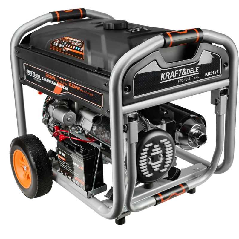 Agregat Prądotwórczy 12V 230V 400V 9kW Benzyna KD3122