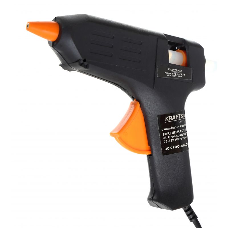 Pistolet do kleju na gorąco 40W + 7 wkładów KD10350
