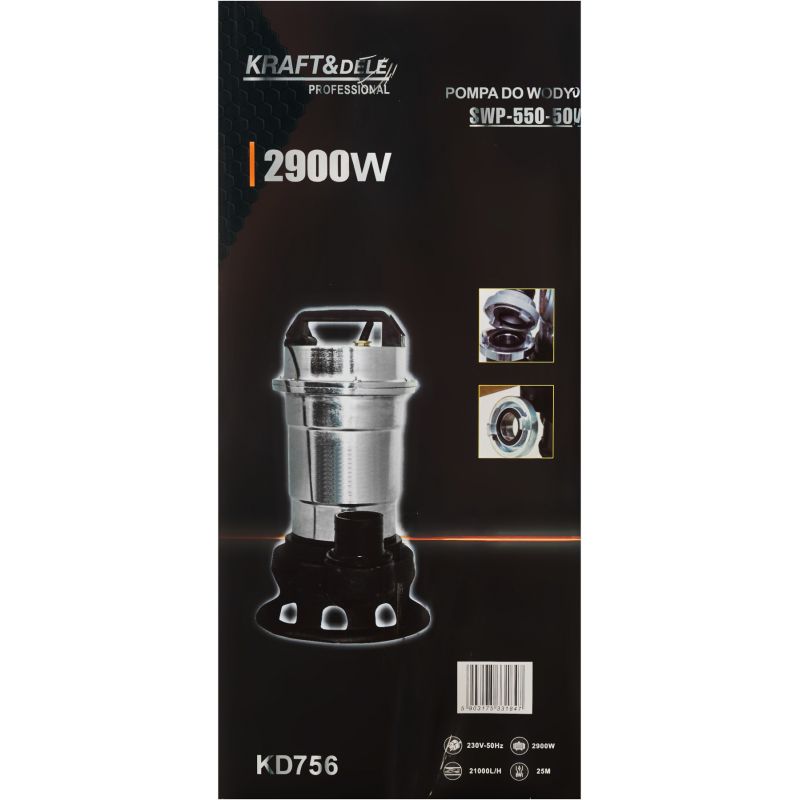Pompa do wody z rozdrabniaczem 2900W 2" KD756