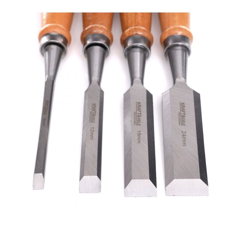 Sada tesárskych dliek 4 kusy, 6, 12, 18, 24 mm, KD11770