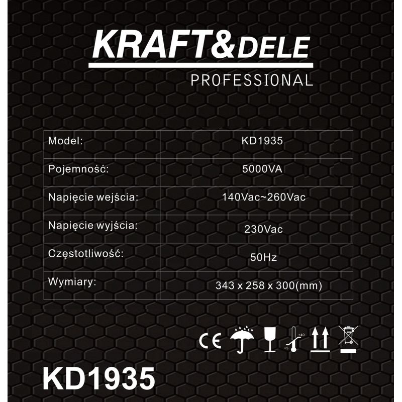 Stabilizator napięcia AVR 5000VA 230V KD1935