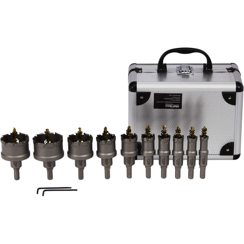 Otwornice / wiertła widiowe do metalu 10szt. KD10061