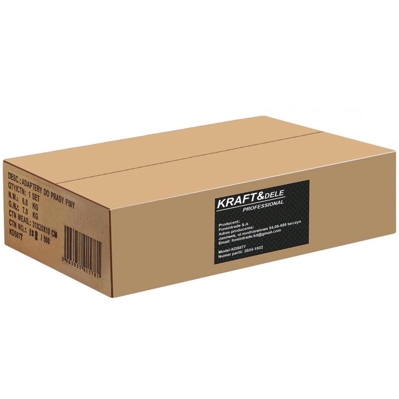 Adaptery do prasy hydraulicznej - piny KD5877