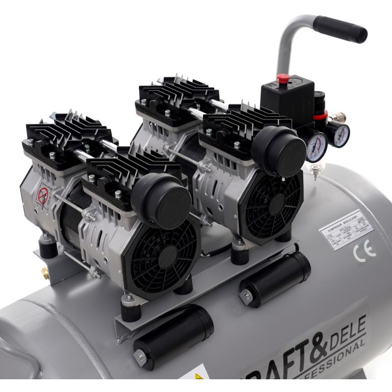 Kompresor bezolejowy 100L / 2 x 1500W KD1398