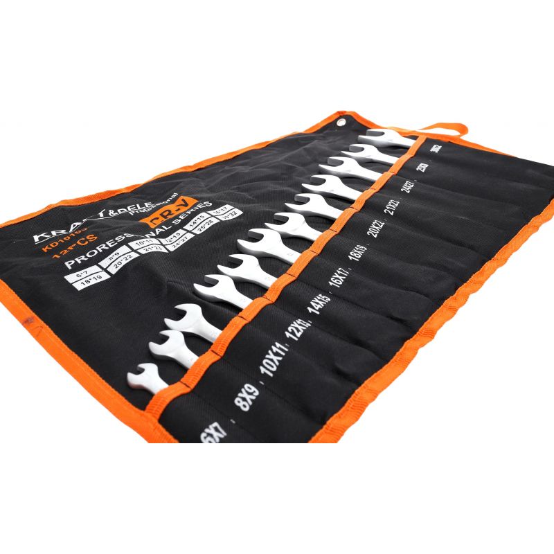 Klucze Dwustronne Zestaw 12el. 6-32mm KD10103