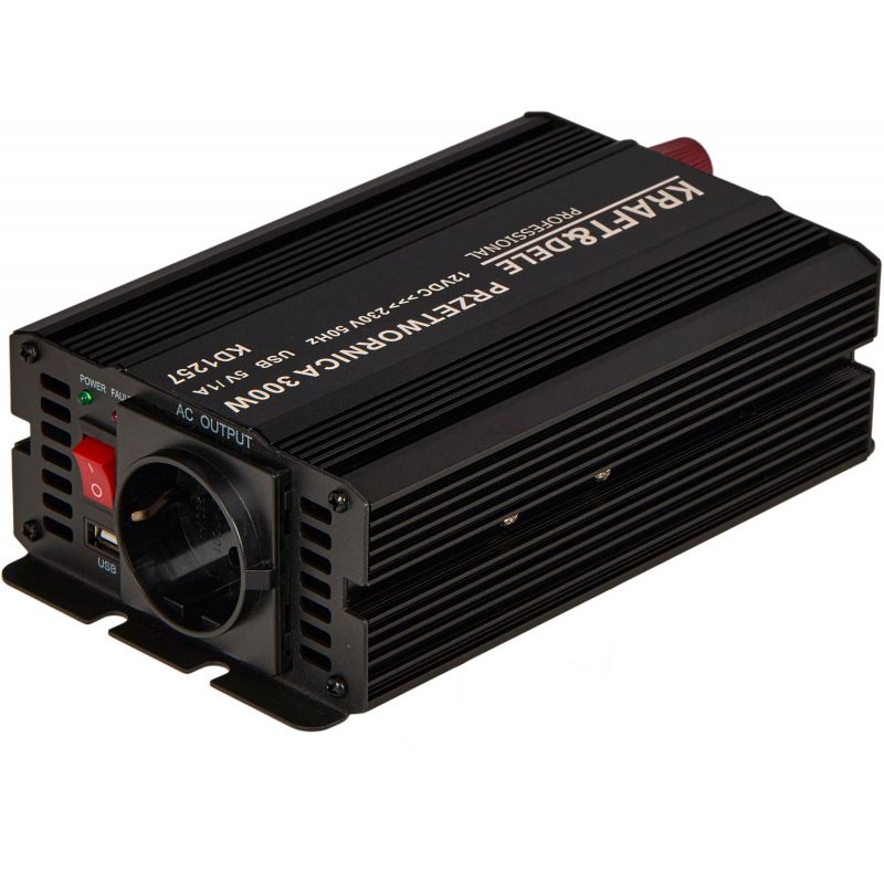 Przetwornica napięcia 12V na 230V 300 / 600W CZYSTA SINUSOIDA KD1257
