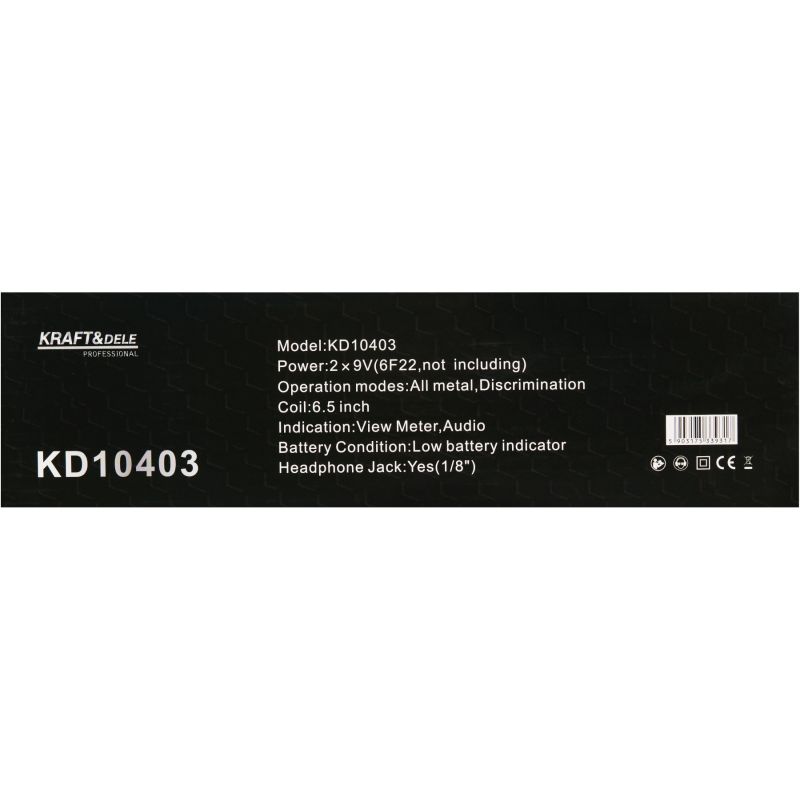 Wykrywacz metali detektor KD10403