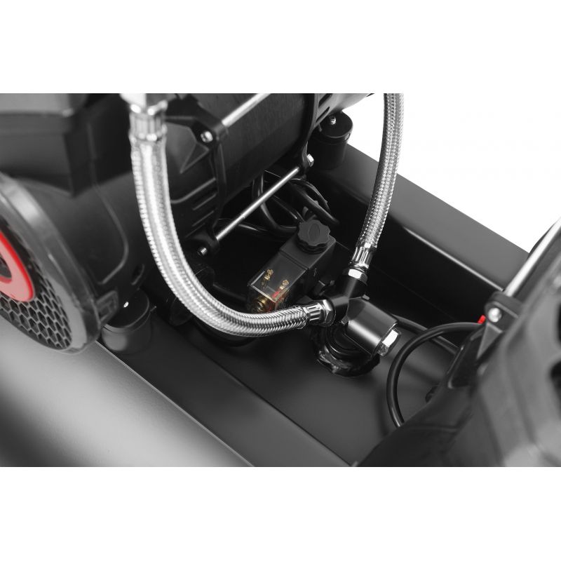 Kompresor bezolejowy 200L 3x2200W + separator i manometr z gliceryną KD4084