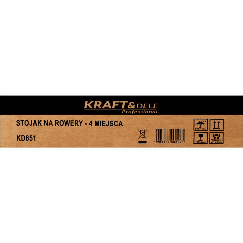 Stojak na rowery - 4 miejsca KD651