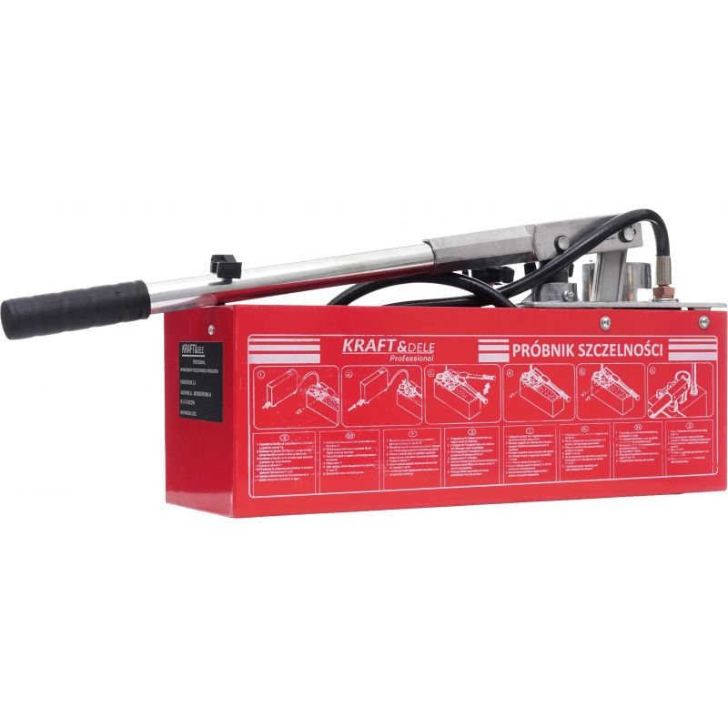 Pompa kontrolna do prób ciśnieniowych 0-50kg / 45ml / 12L KD10478