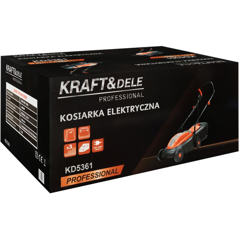 Elektrická kosačka 2600 W, 25 l, model KD5361