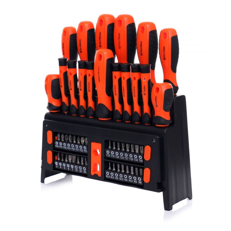 Zestaw śrubokrętów + magnetyzer 50szt. KD10950