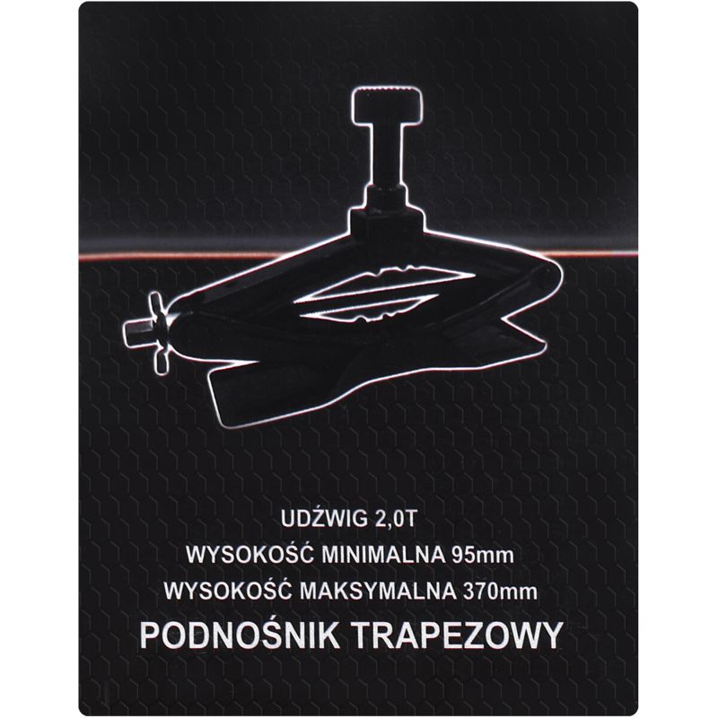 Podnośnik trapezowy 2T 135-445mm KD3527