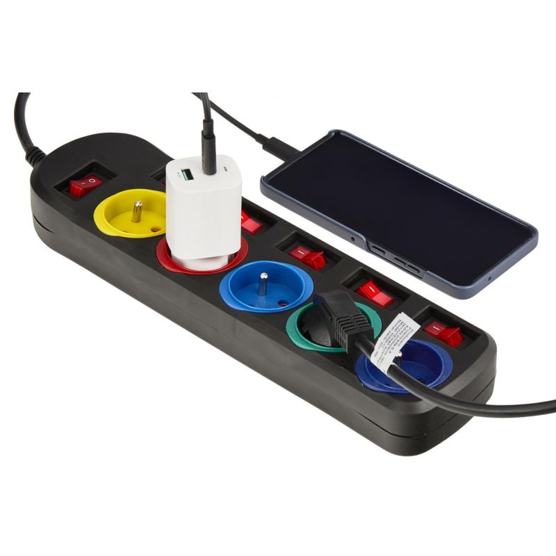 Przedłużacz 3m 5gniazd KD4001