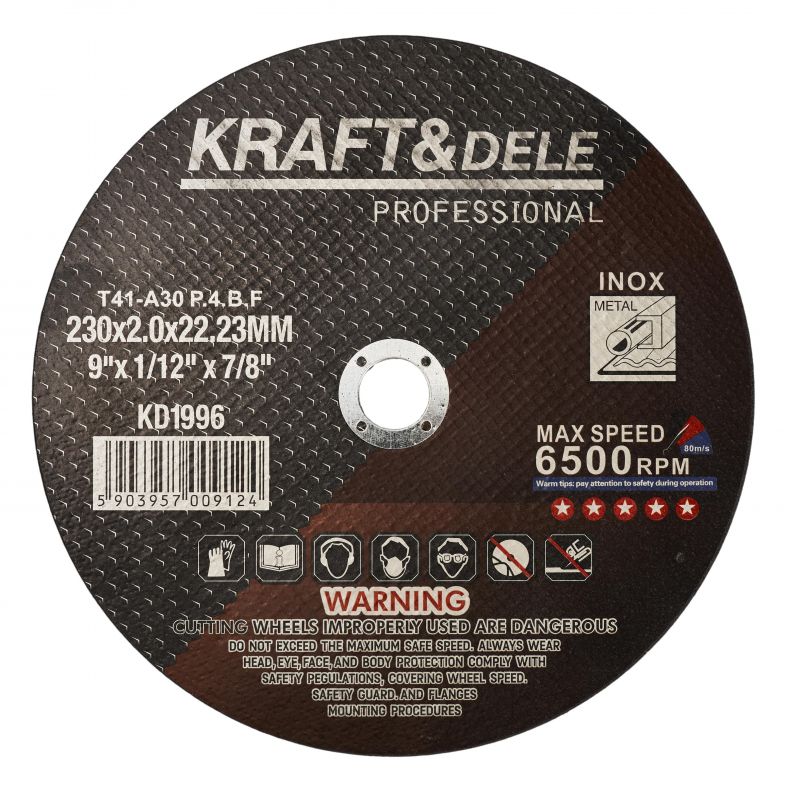 Tarcza do metalu 230x2,0x22,23 mm KD1996