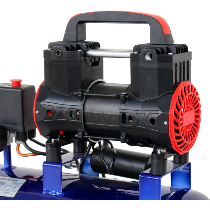 Kompresor bezolejowy niebieski 30L 230V 1500W KD4091