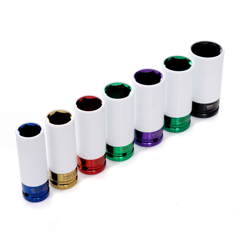 Nasadki udarowe 7el. 1/2" L:79 KD11752