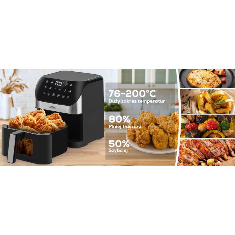 Bezolejová fritéza Airfryer 6 l, model KD4108