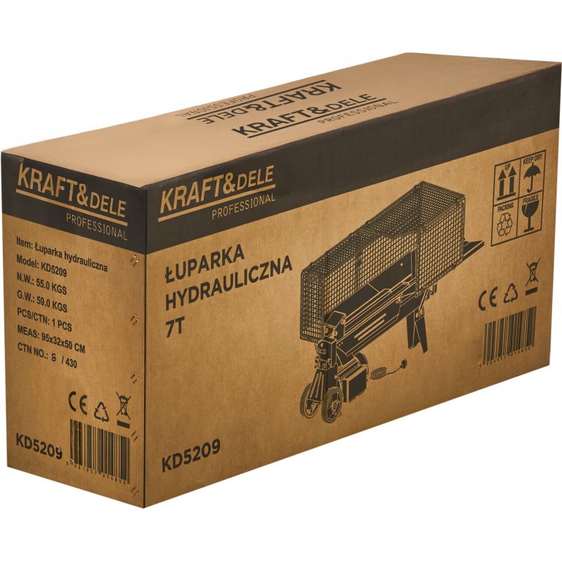 Rúčka na drevo 2500W 7T KD5209