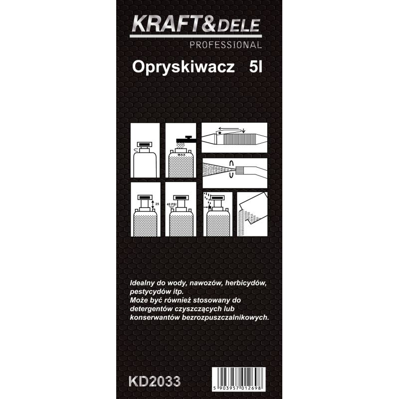 Opryskiwacz ciśnieniowy 5L KD2033