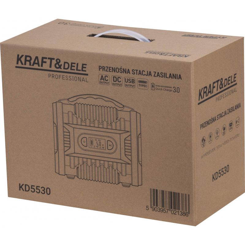 Przenośna stacja zasilania 222Wh 20Ah / 11.1V KD5530