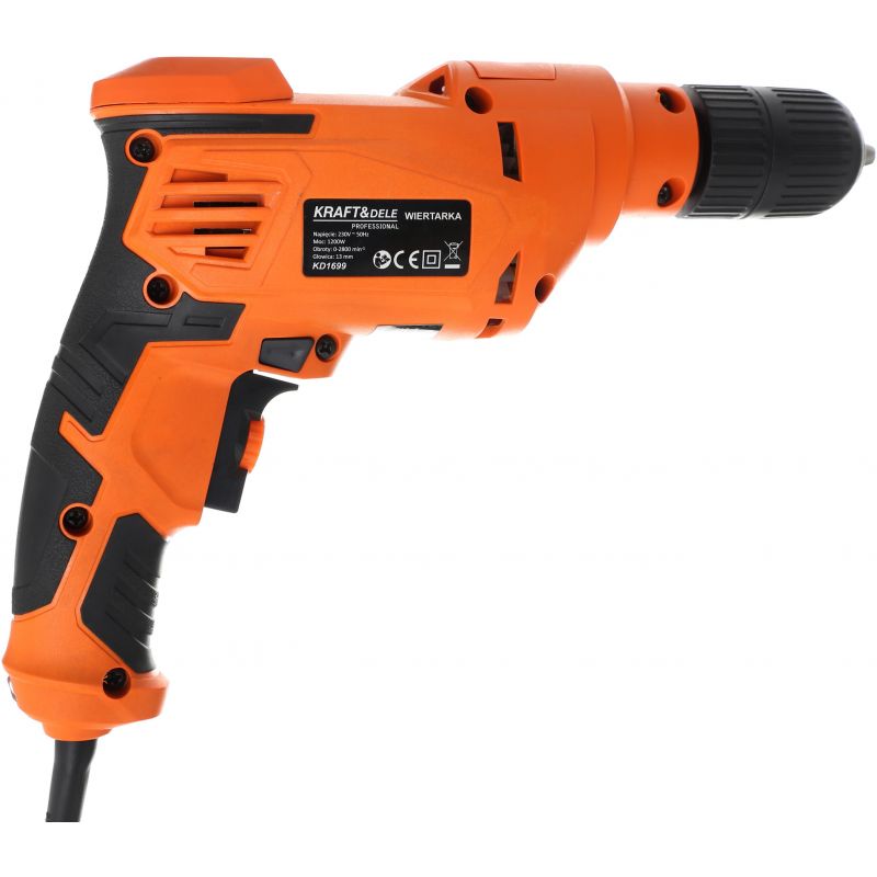 Wiertarka elektryczna 1200W 0-2880min 13mm KD1699