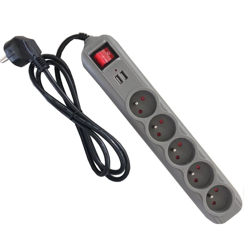 Przedłużacz z gniazdami USB 3m KD4034