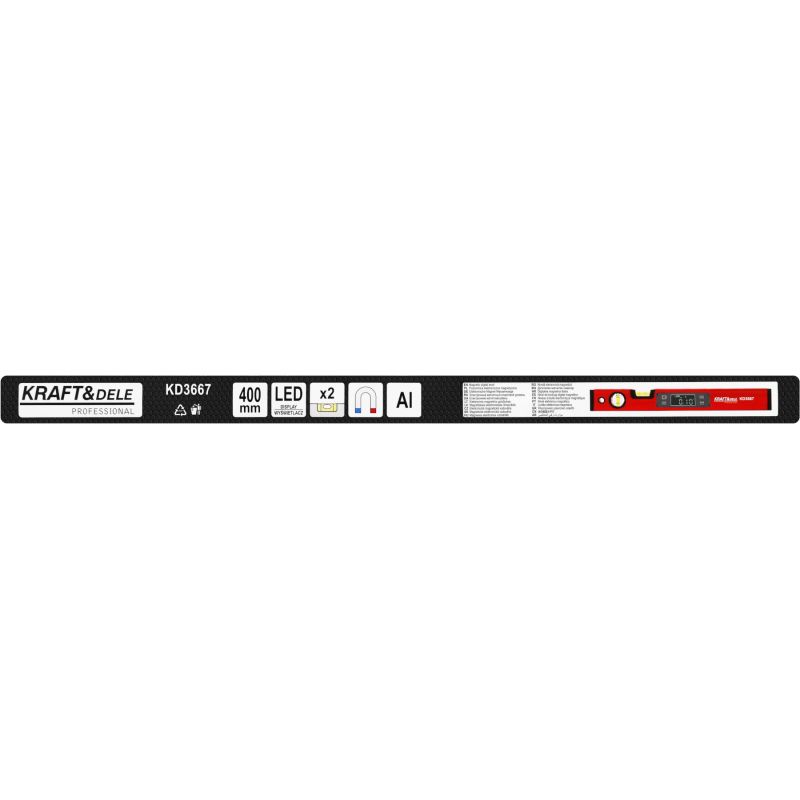 Poziomica elektroniczna 400mm LCD KD3667