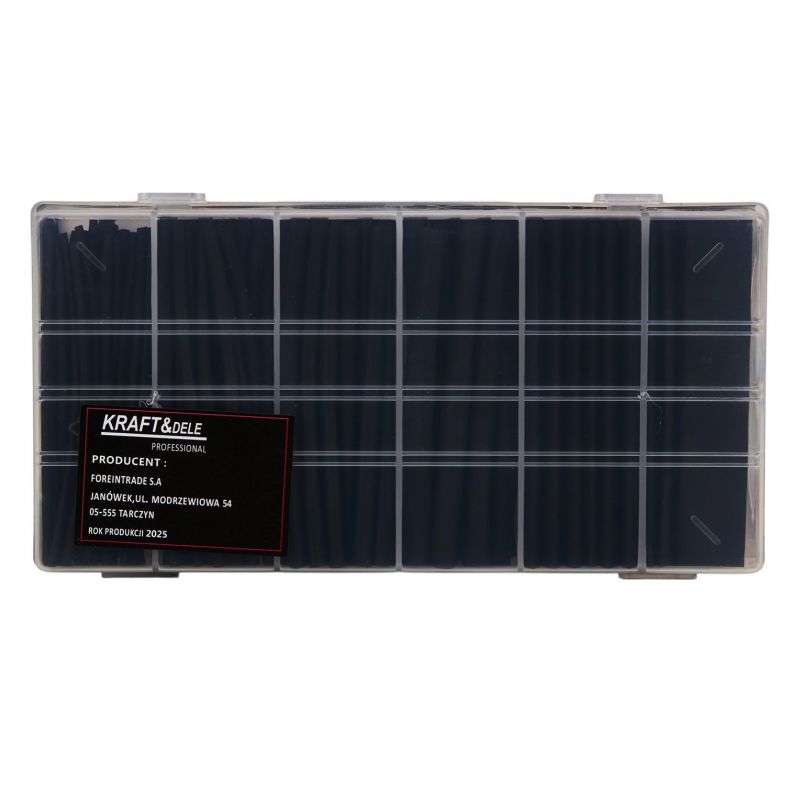 Koszulki rurki termokurczliwe zestaw 100 sztuk KD10919