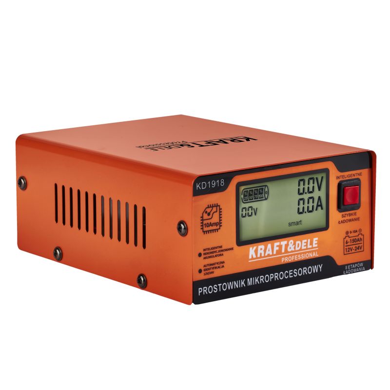 Prostownik mikroprocesorowy 10AMP 12/24V