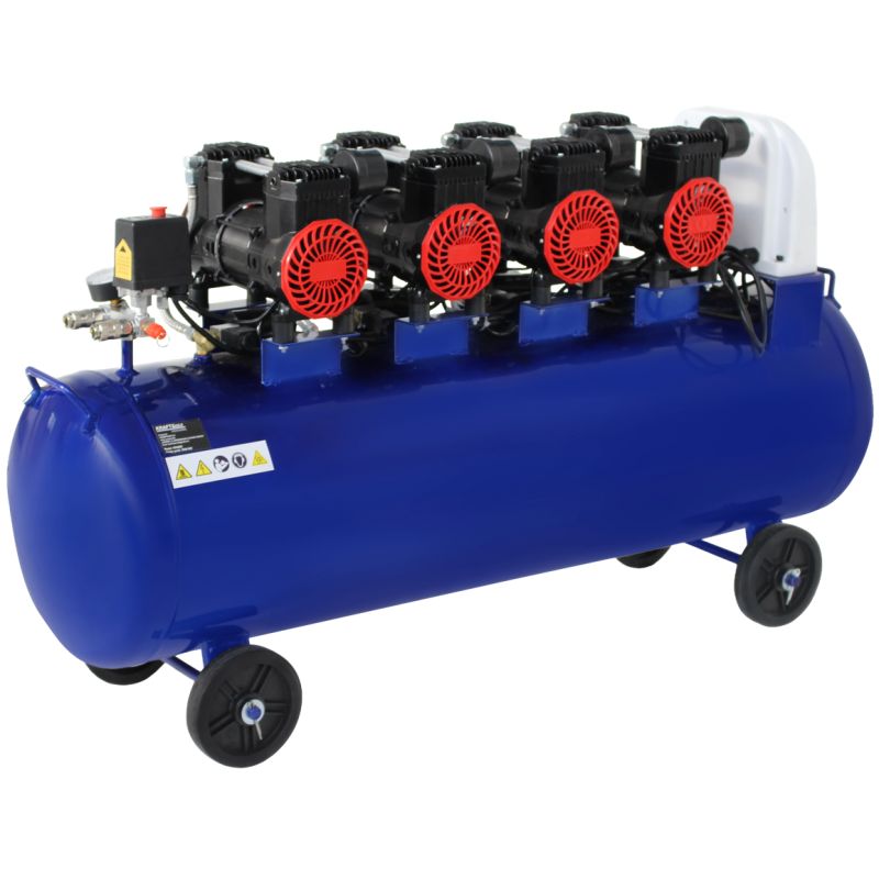 Kompresor bezolejowy niebieski 120L 4 tłoki 400V 7kW KD4095