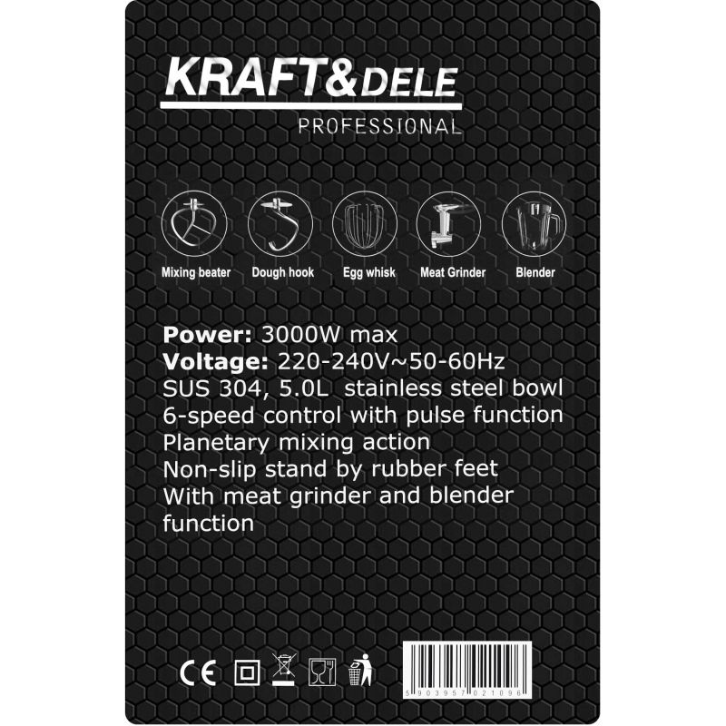 Robot planetarny wielofunkcyjny 3000W 5L KD4228