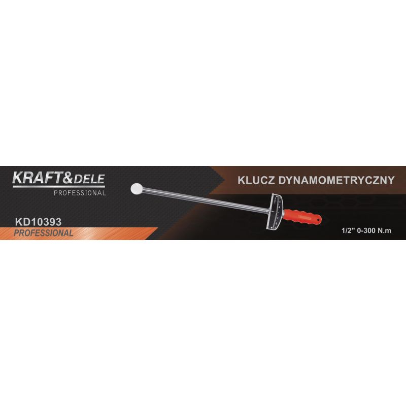 Klucz dynamometryczny wychylny 1/2" 0-300Nm KD10393