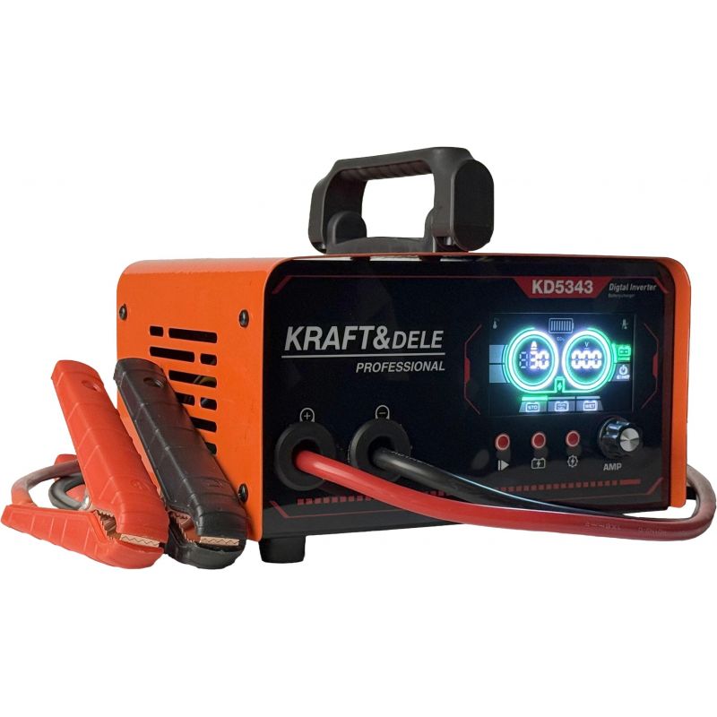 Prostownik z rozruchem 12/24V 50-400Ah 30A rozruch 200A KD5343