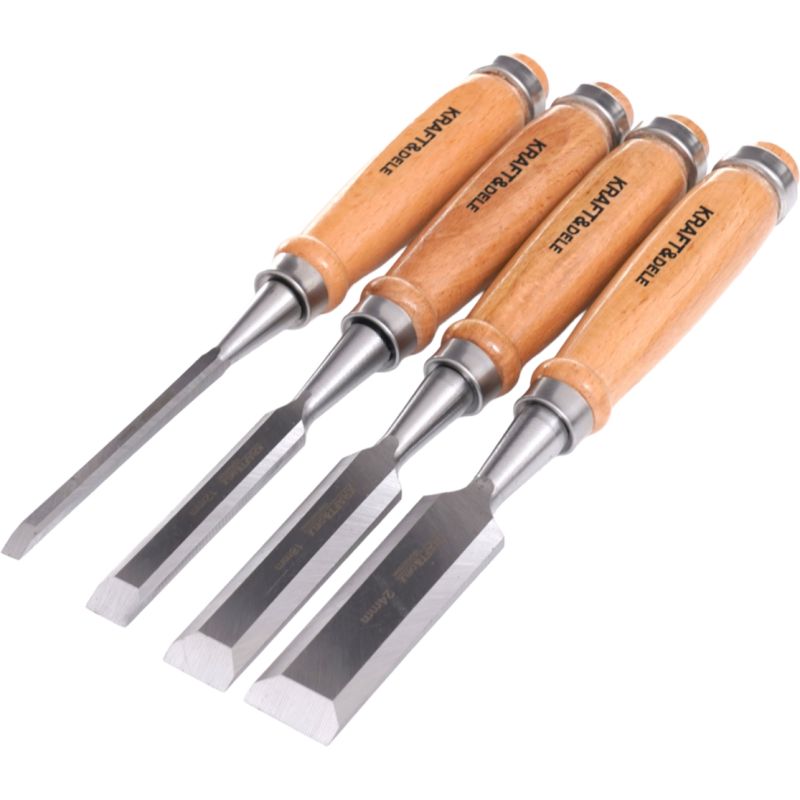 Sada tesárskych dliek 4 kusy, 6, 12, 18, 24 mm, KD11770