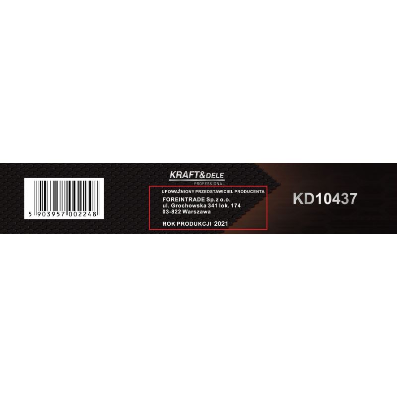 Poziomica laserowa z miarą 250cm KD10437