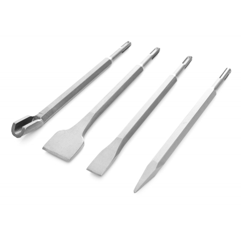 Zestaw 4 Dłut do betonu SDS KD10208