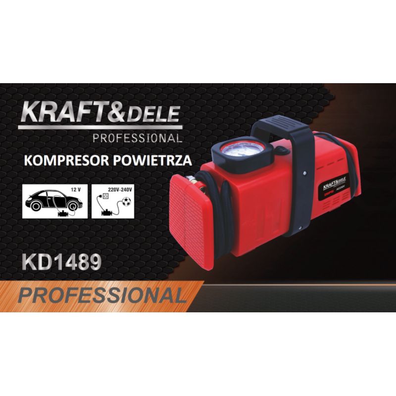 Kompresor samochodowy 12/230V KD1489