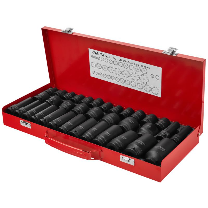 Zestaw nasadek udarowych 35el. 8-32mm KD11756