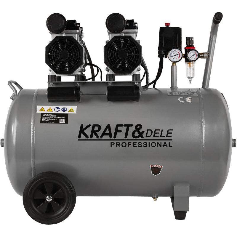 Kompresor bezolejowy 100L / 2 x 1500W KD1398