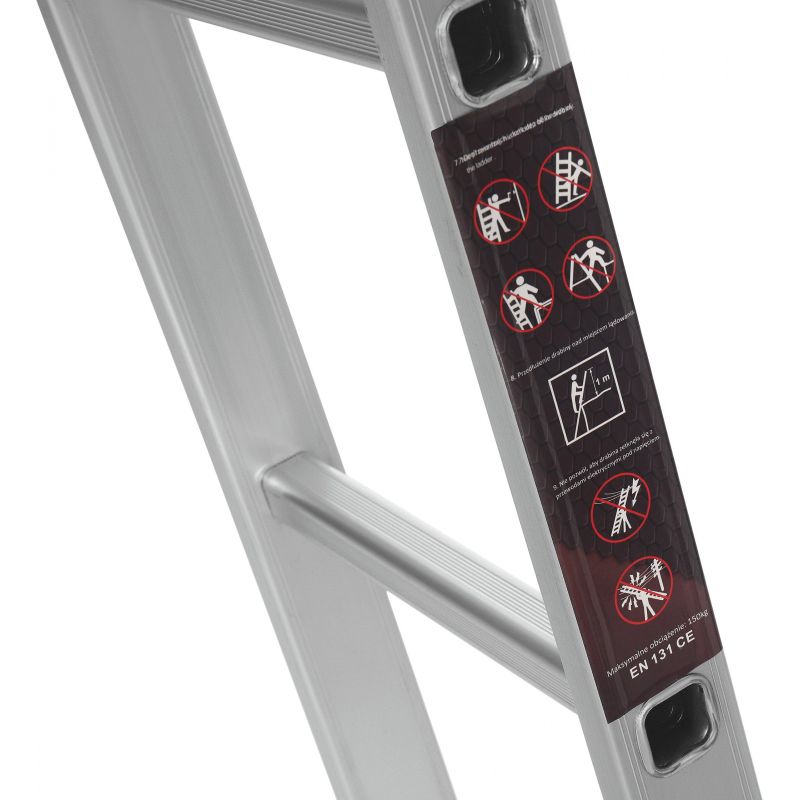 Drabina z platformą 4x4 460CM KD4071