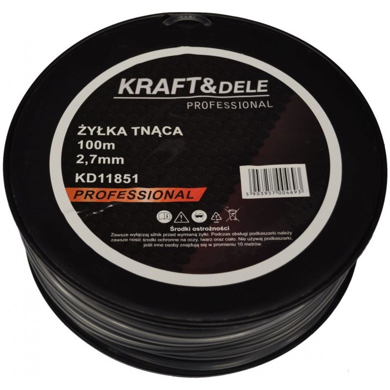 Żyłka tnąca 100m 2,7mm² KD11851