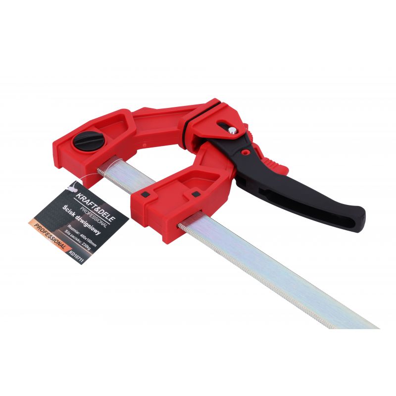 Ścisk stolarski 230kg - 400 x 100 mm KD10711