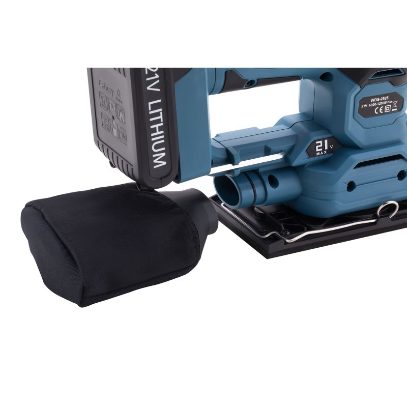 Szlifierka 3W1 mimośrodowa akumulatorowa + akumulator 3Ah + ładowarka WDS2526