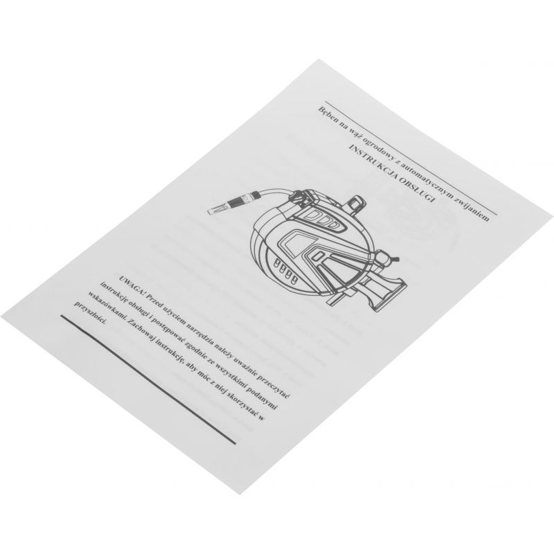 Wąż ogrodowy zwijany 30M+2M 1/2" KD2153