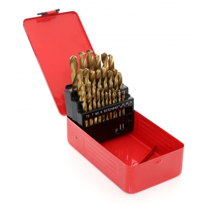 Wiertła tytanowe do metalu 29 szt zestaw wierteł